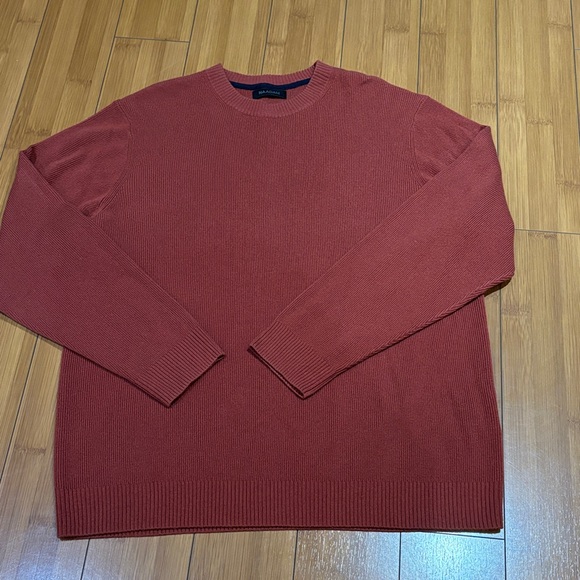 NAADAM Men's Rust Crewneck Sweater